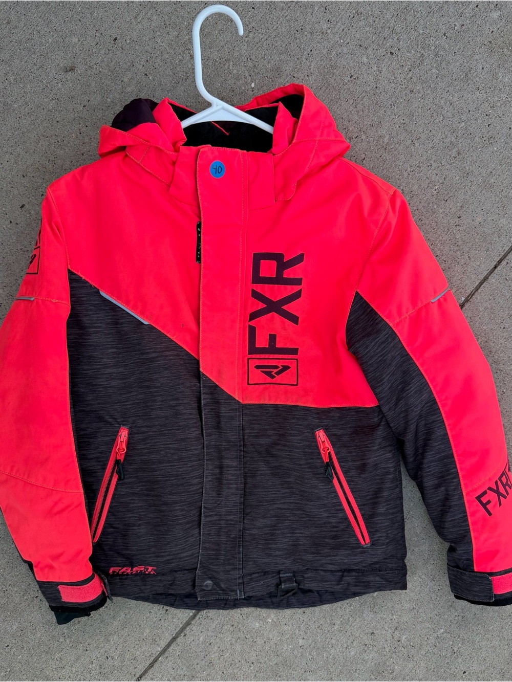 Girls' FXR Pink & Black Insulated Jacket